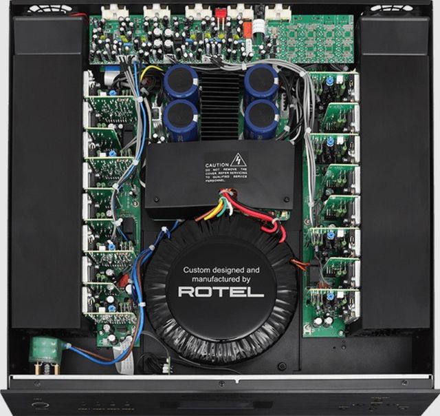 Rotel® 8 Channel Black Integrated Amplifier 4