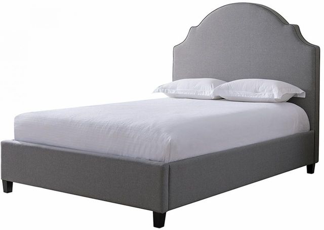 Wayne & Son Jane Gray King Upholstered Bed-0