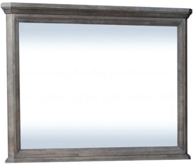 Liberty Artisan Prairie Gray Dusty Wax Chesser Mirror-0