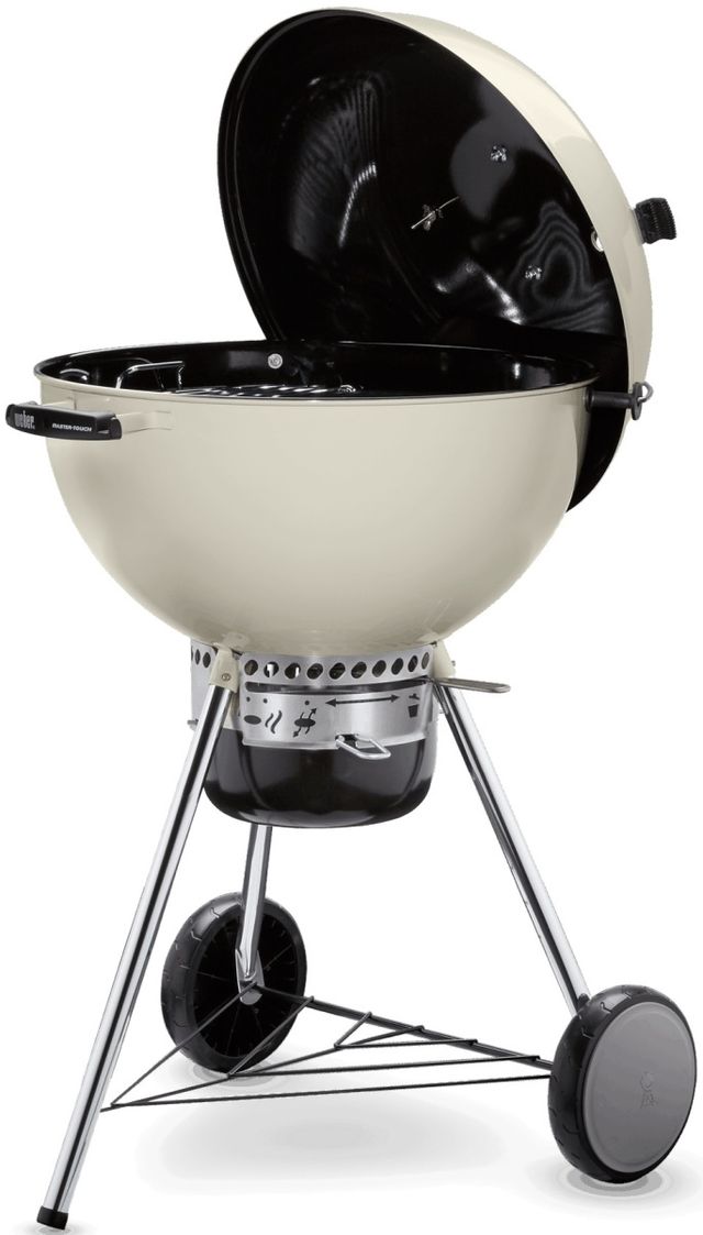 Weber Grills® Master-Touch® 22" Ivory Portable Charcoal Grill 1