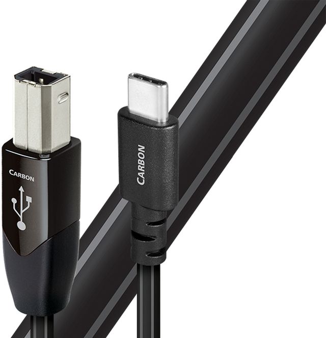 AudioQuest® Carbon Black 0.75 m USB C to B Cable 0