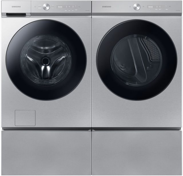 Samsung Laundry Pair-Silver Steel 16