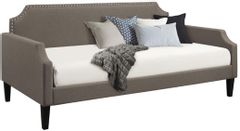Coaster® Olivia Grey Upholstered Twin Daybed with Nailhead Trim
