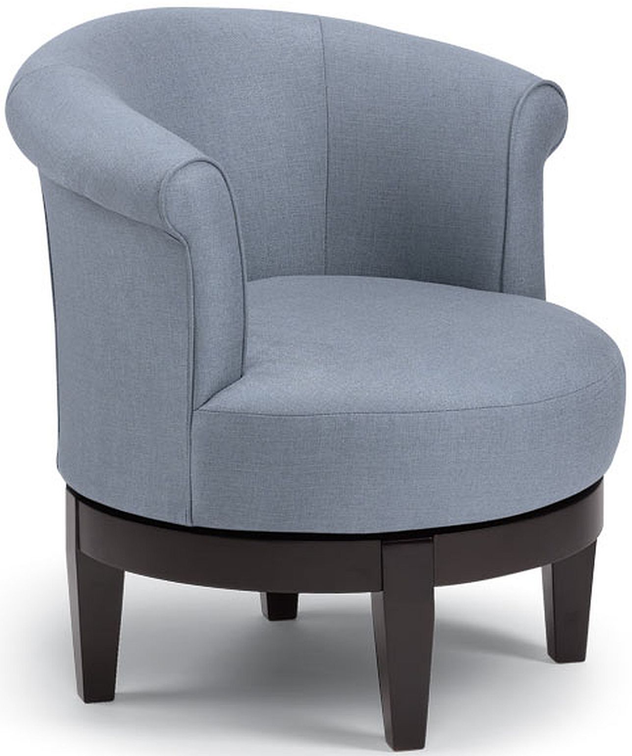 Best® Home Furnishings Attica Blue/Espresso Swivel Chair