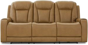 Signature Design by Ashley® Card Player Cappuccino Power Reclining Sofa