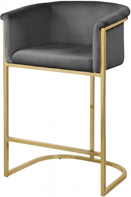 donatella velvet counter stool