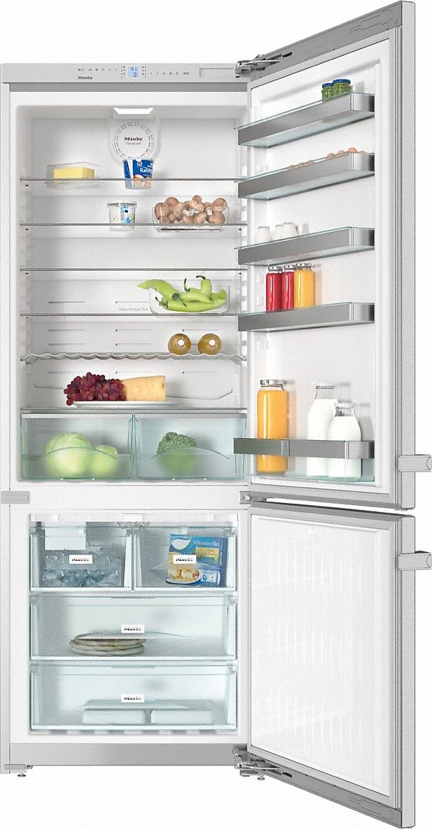 Miele 16.0 Cu. Ft. Stainless Steel Bottom Freezer Refrigerator-1
