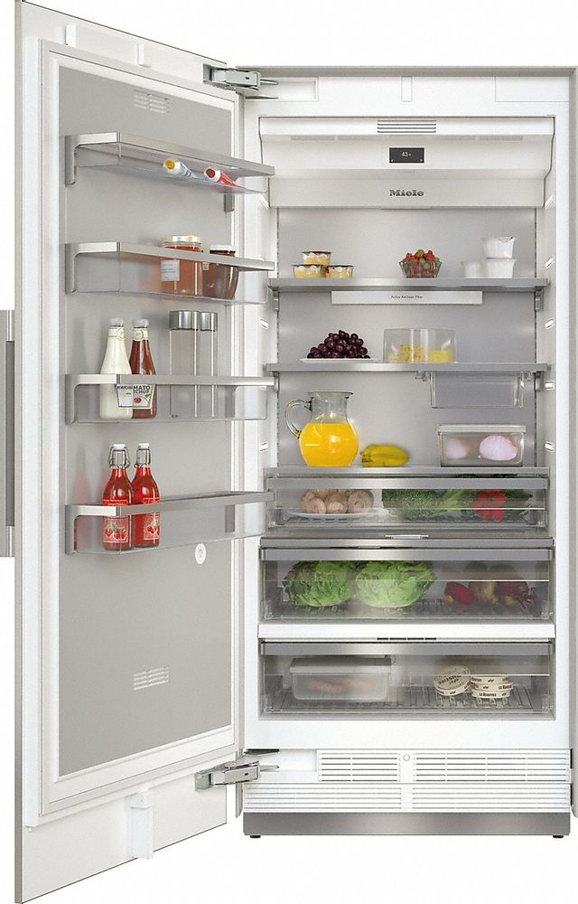 Miele MasterCool™ 20.6 Cu. Ft.. Stainless Steel/CleanSteel Freezerless Refrigerator-1