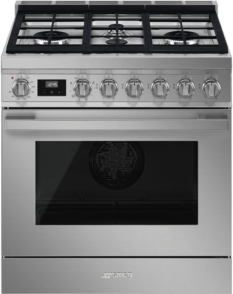 smeg 30 dual fuel range