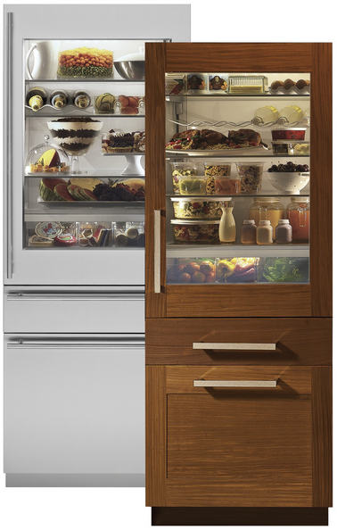 Monogram® 14.31 Cu. Ft. Fully Integrated Glass-Door Refrigerator for Single or Dual Installation-Panels
