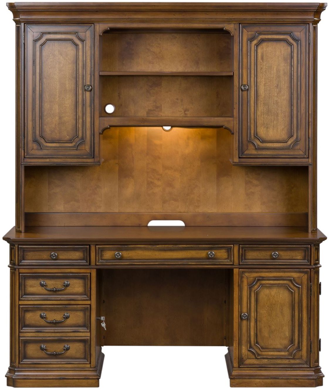 amelia antique toffee jr executive desk