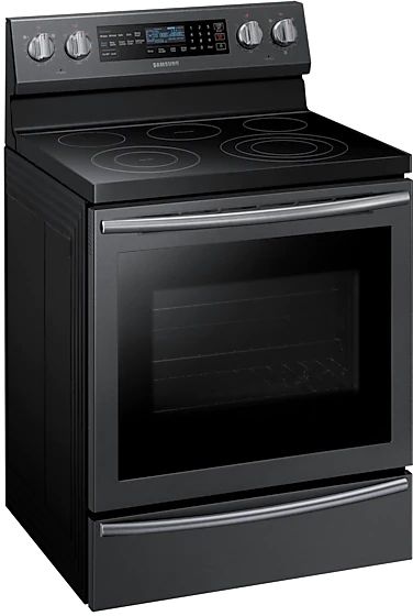 Samsung 5.8 cu.ft. Black Stainless Steel Slide In Electric Oven
