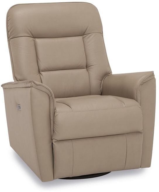 Palliser® Furniture Dover Brown Swivel Glider Power Recliner with Power Headrest