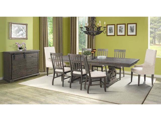 Stone Dining Set with 6 Chairs, Server Free!-0