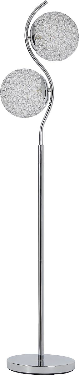 Signature Design by Ashley® Winter Clear/Silver Metal Floor Lamp-0