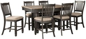 Signature Design by Ashley® Tyler Creek 7-Piece Black/Gray Counter Height Dining Set