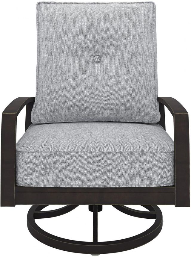 Signature Design by Ashley® Castle Island Dark Brown Swivel Lounge Chair