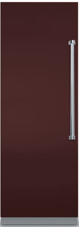 Viking® 7 Series 12.9 Cu. Ft. Kalamata Red Fully Integrated Left Hinge All Refrigerator with 5/7 Series Panel 0