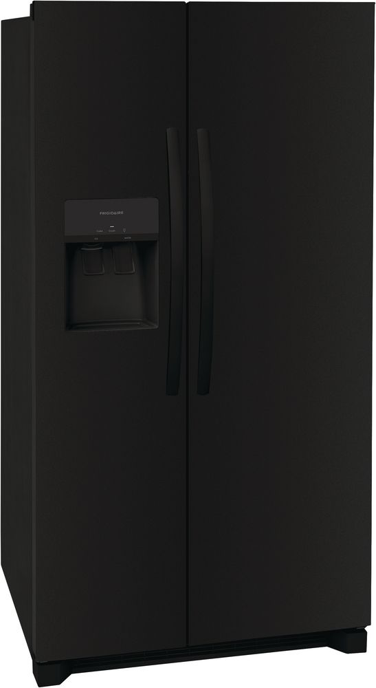Frigidaire® 25.6 Cu. Ft. Black Side-by-Side Refrigerator 1