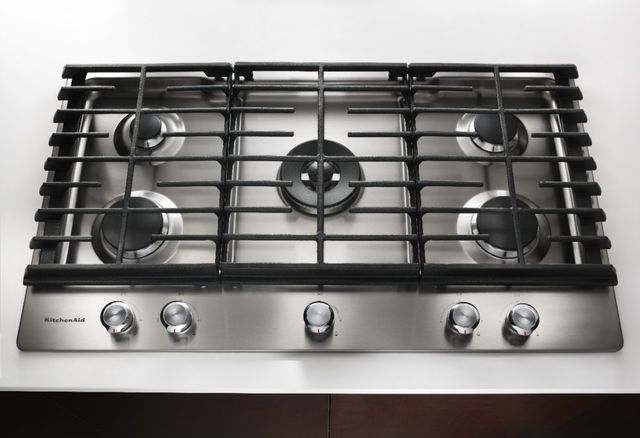 KitchenAid® 36'' Stainless Steel Gas Cooktop 7