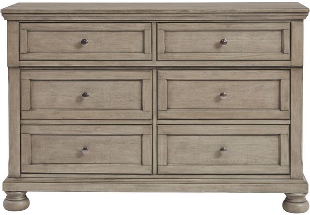 Signature Design by Ashley® Lettner Light Gray Dresser and Mirror 1