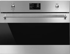 Smeg Classic 24" Fingerprint Proof Stainless Steel Electric Steam Oven