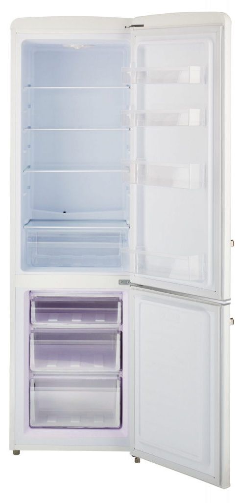 Unique® Appliances 10.0 Cu. Ft. White Counter Depth Freestanding Bottom Freezer Refrigerator 1