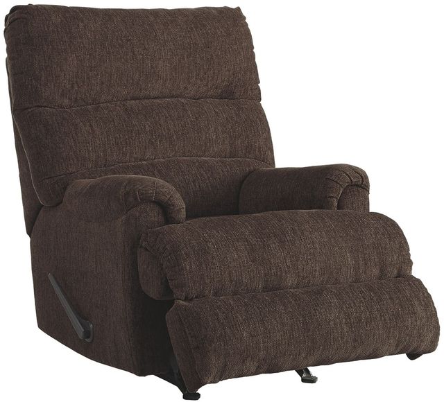 Fauteuil inclinable Man Fort en tissu brun Signature Design by Ashley® 1