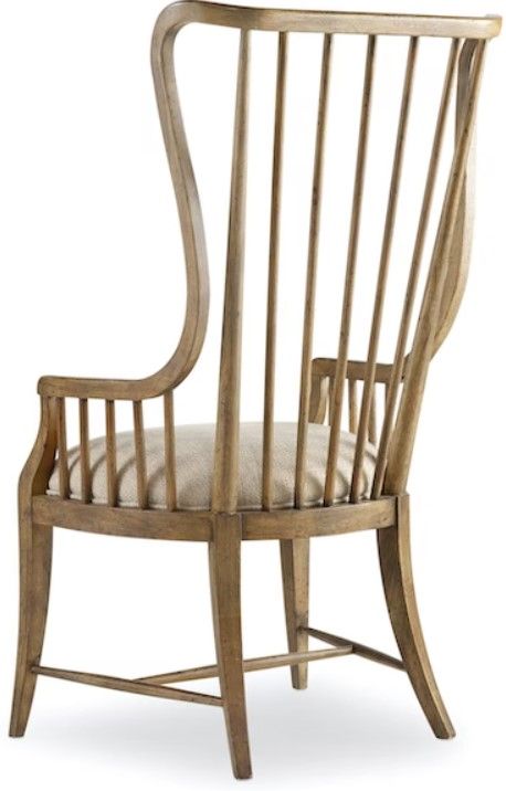 Hooker® Furniture Sanctuary 2-Piece Antique Hickory/Larkin Oak Tall Spindle Arm Chair Set 1