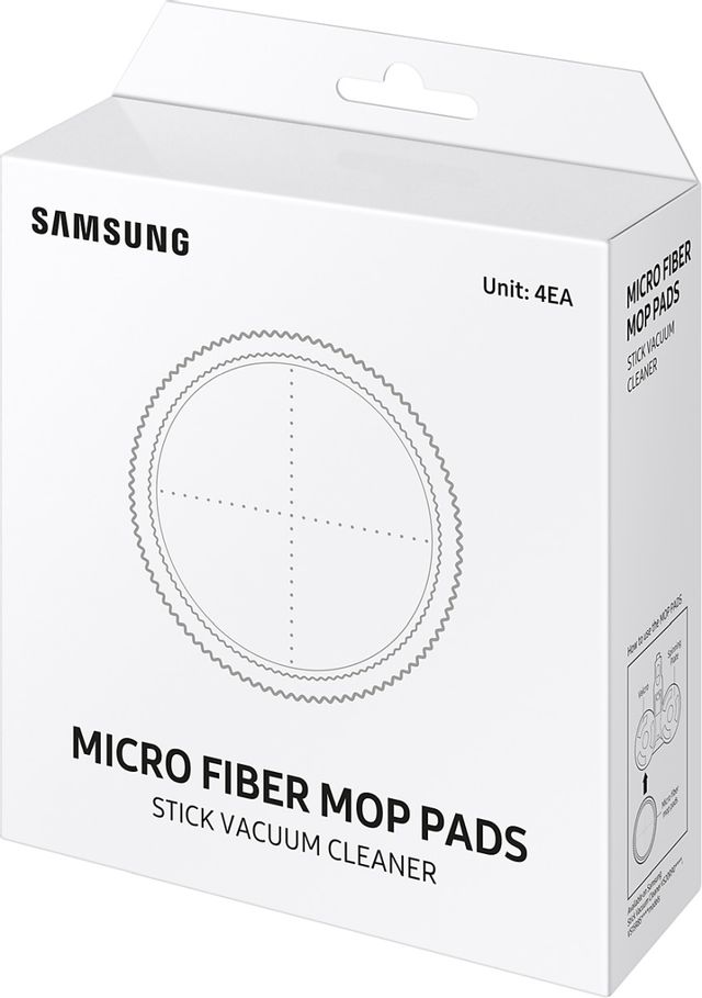 Samsung Set of 4 Natural Gray Jet™ Spinning Sweeper Microfiber Pads 2