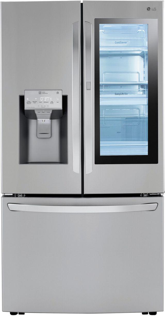 LG 23.5 Cu. Ft. PrintProof™ Stainless Steel Counter Depth French Door Refrigerator 17