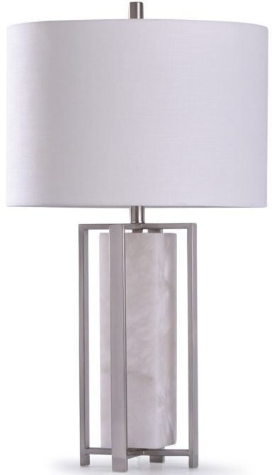 StyleCraft Abyaz Silver Table Lamp-0