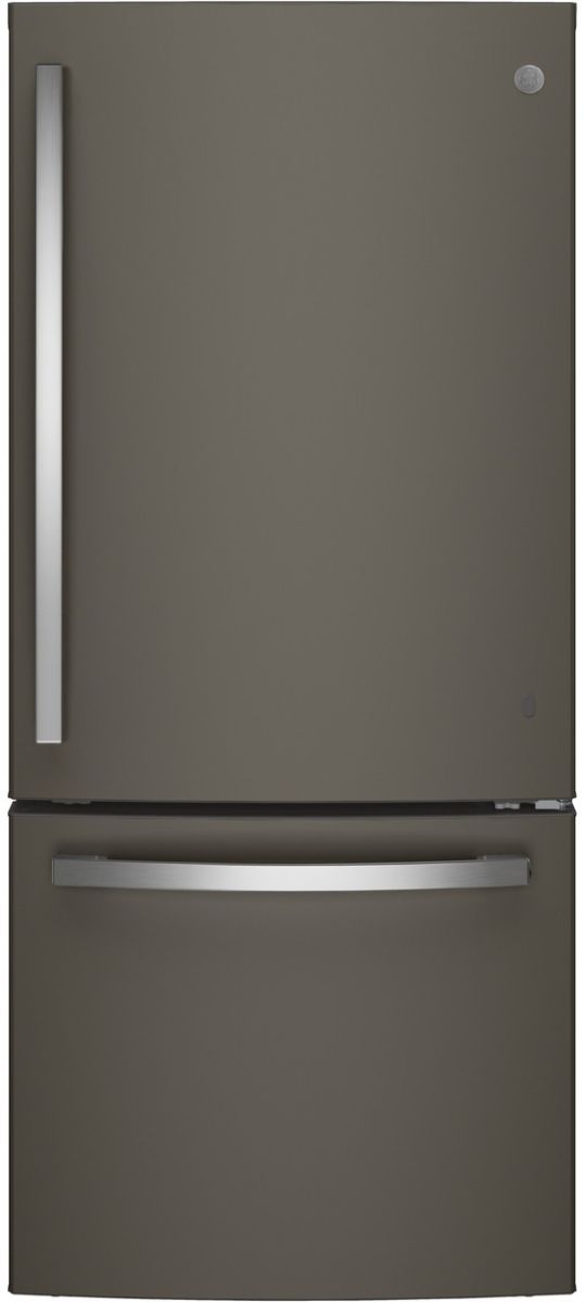 GE® Series 30 in. 21.0 Cu. Ft. Slate Bottom Freezer Refrigerator-0