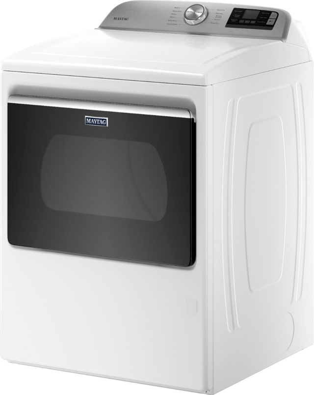 Maytag® 7.4 Cu. Ft. White Front Load Gas Dryer 3