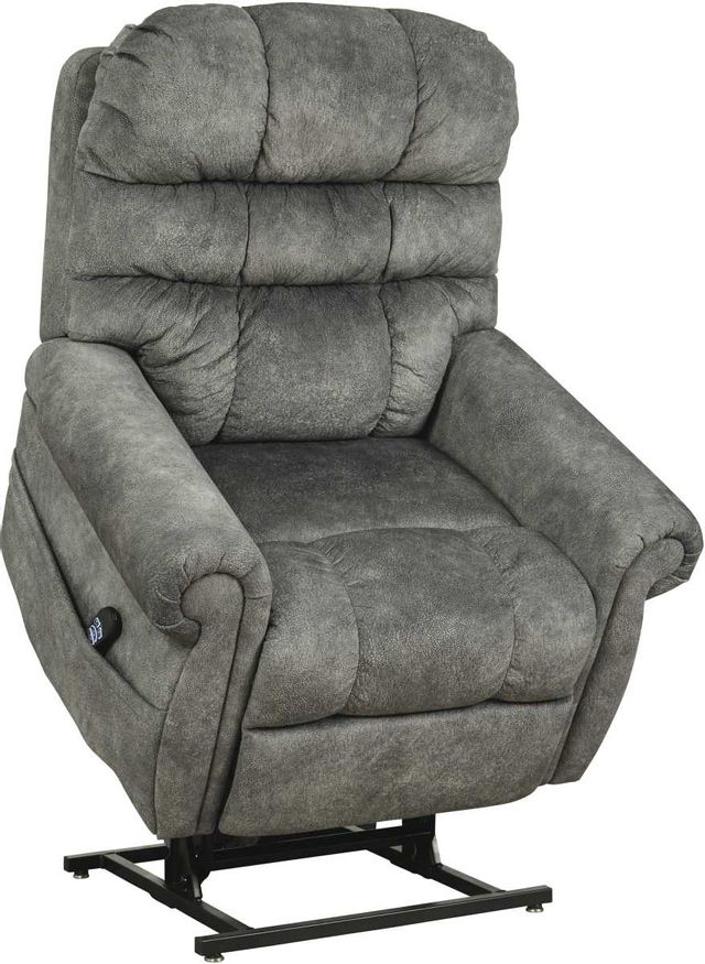 Signature Design by Ashley® Mopton Chocolate Power Lift Recliner 3
