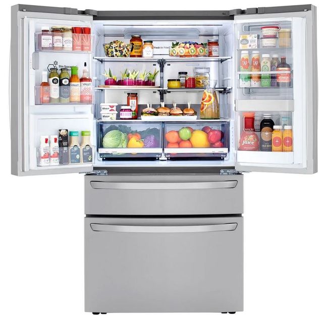 LG 22.5 Cu. Ft. PrintProof™ Stainless Steel Counter Depth French Door Refrigerator 22