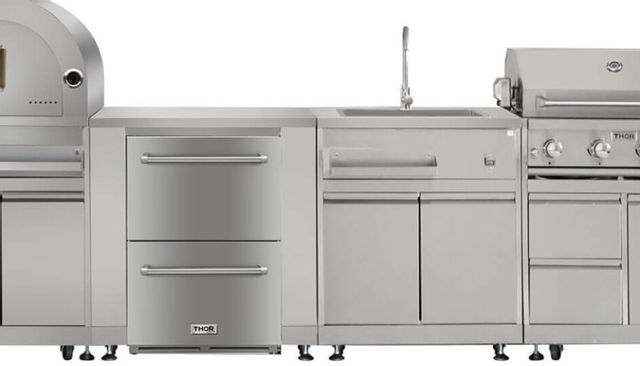 Thor Kitchen® 35" Stainless Steel Refrigerator Cabinet 2