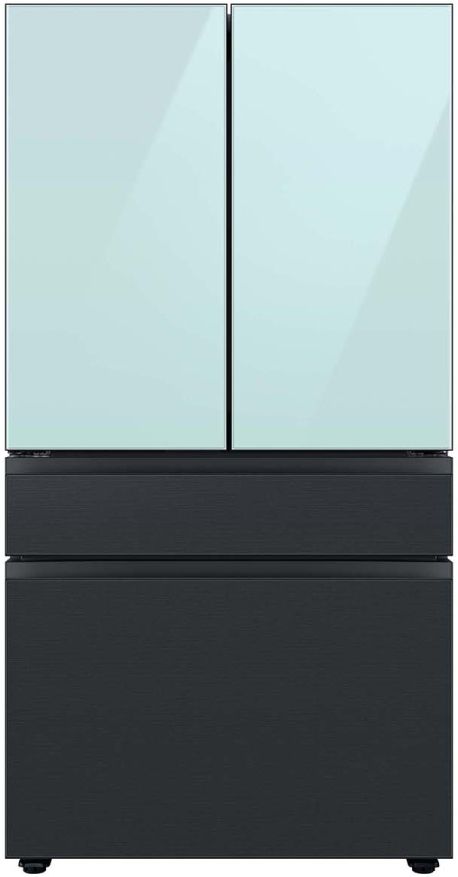 Samsung Bespoke 18" Morning Blue Glass French Door Refrigerator Top Panel 2