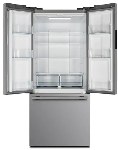 FORNO® 17.5 Cu. Ft. Stainless Steel French Door Refrigerator  2