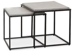 Bassett® Furniture Boulder Black Nesting Tables
