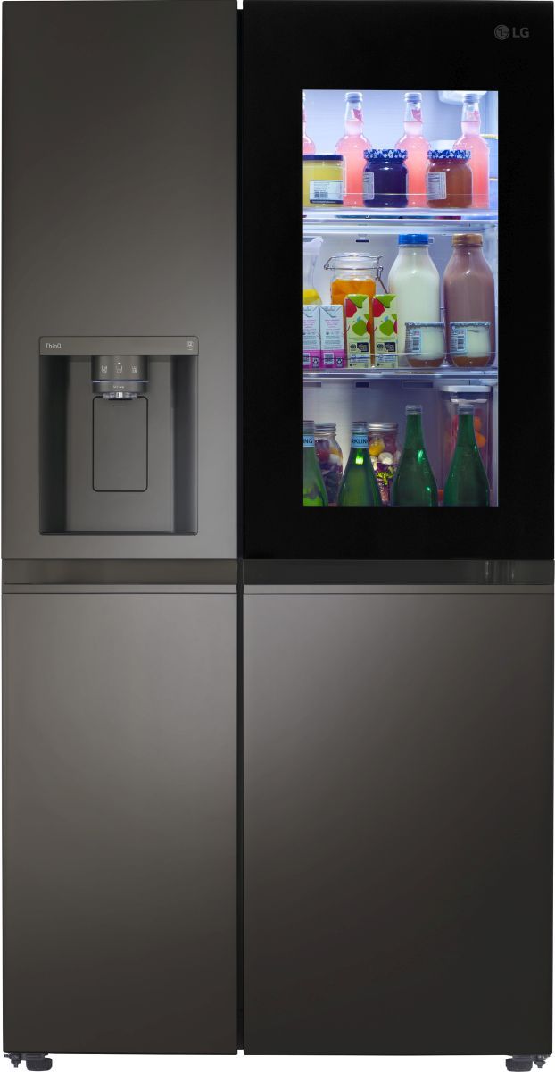 LG 27.1 Cu. Ft. PrintProof™ Black Stainless Steel Side-by-Side Refrigerator-3