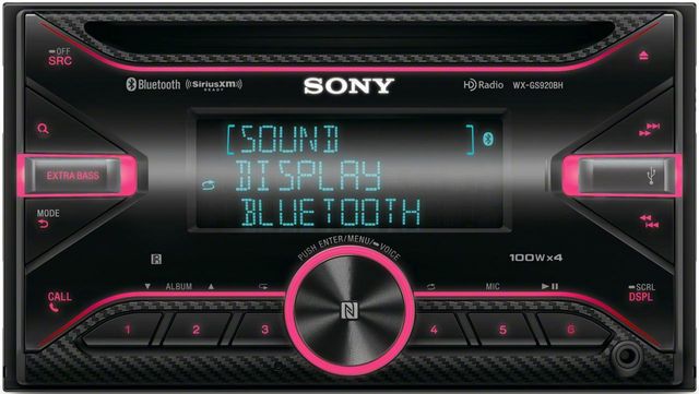 Sony WX-GS920BH GS Series 2-DIN High Power Bluetooth CD Receiver