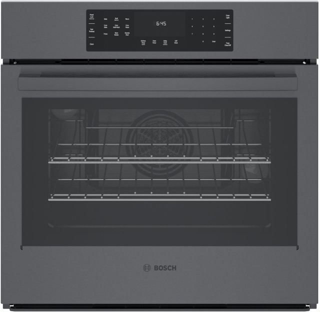 Bosch 800 Series 30" Black Stainless Steel Electric Built In Single Oven 1