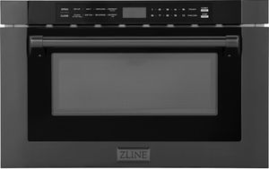 ZLINE 1.2 cu. ft. Black Stainless Steel Built-in Microwave Drawer 
