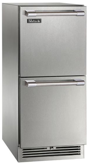 Perlick® Signature Series 2.8 Cu. Ft. Stainless Steel Outdoor Under The Counter Refrigerator Drawer