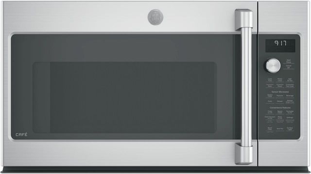 Café™ 1.7 Cu. Ft. Stainless Steel Convection Over the Range Microwave Oven-0