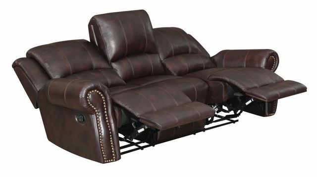 Coaster® Sir Rawlinson 2 Piece Dark Brown Reclining Living Room Set 3