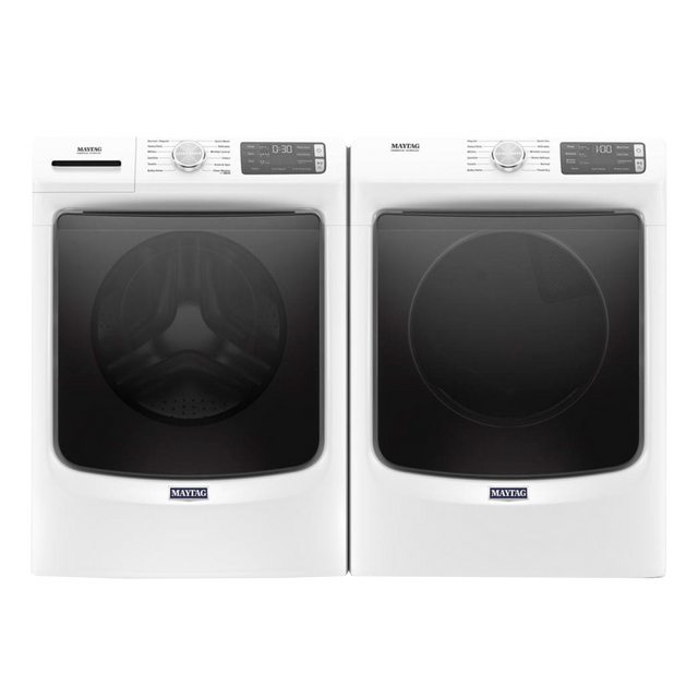Maytag® White Front Load Laundry Pair 0