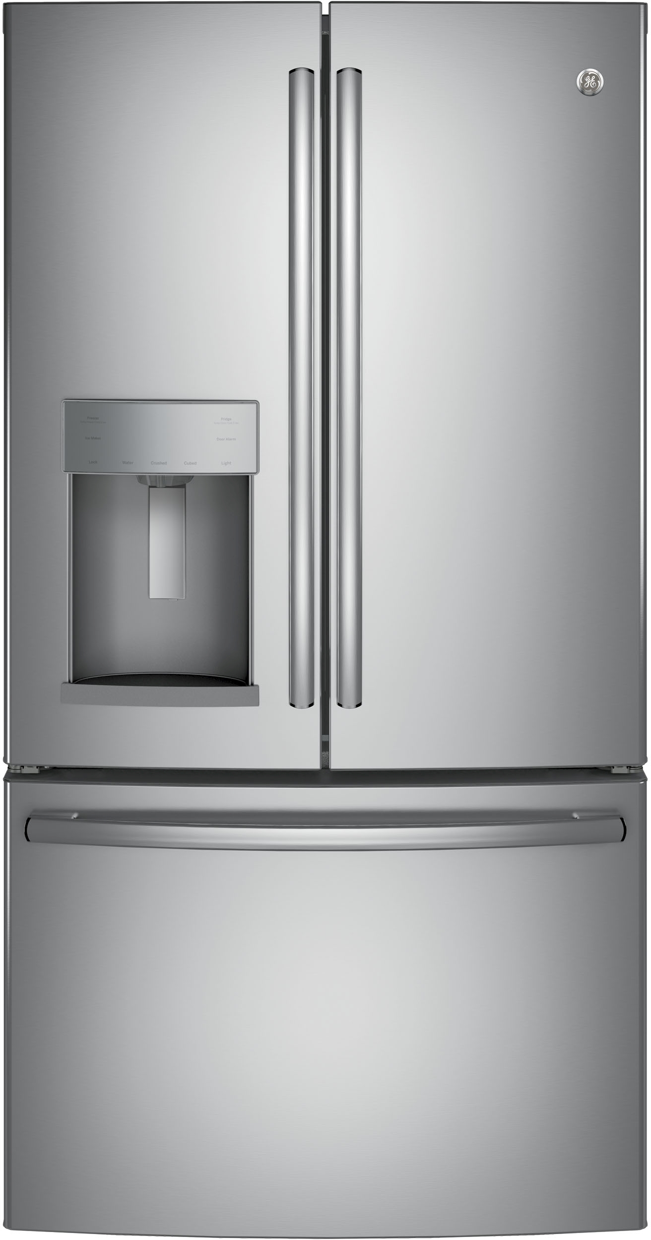 GE® 27.8 Cu. Ft. Stainless Steel French Door Refrigerator-GFD28GYNFS