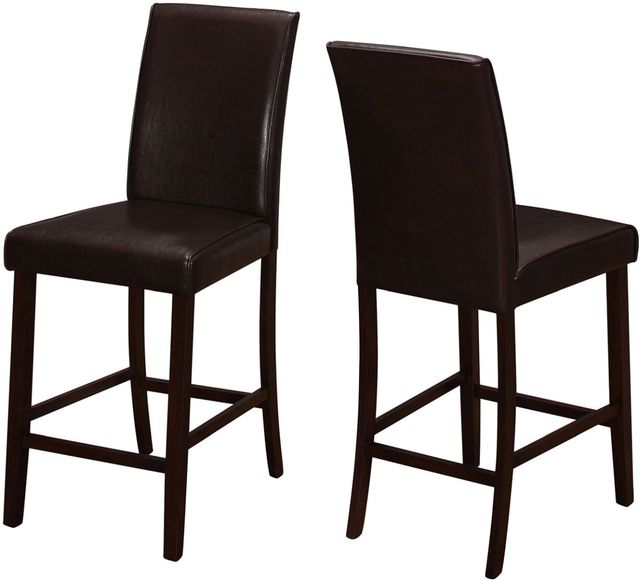 Monarch Specialties Inc. 2 Piece Brown Dining Chair